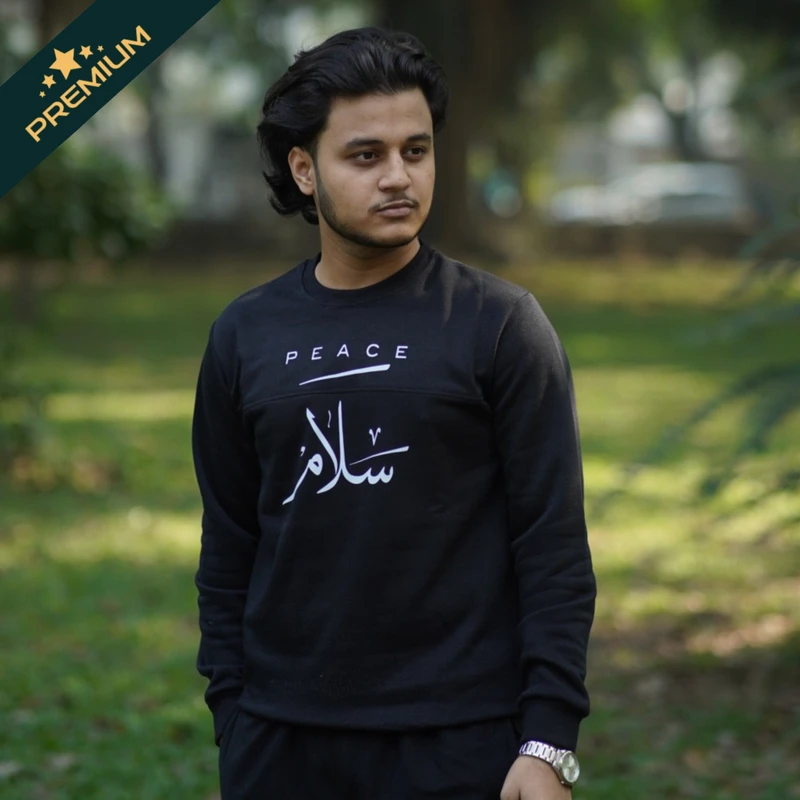 Mens Solid Sweatshirt | Peace